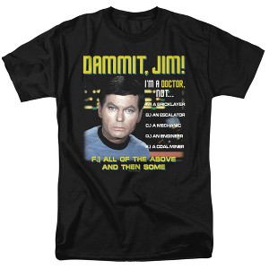Star Trek All Of The Above Adult T-Shirt Black - 1 of 4