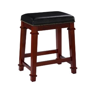 Kennedy Backless Counter Height Barstool Wood - Linon - 1 of 4