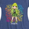 Girls' - Rainbow High - Jade Hunter Rainbow Graffiti Fit & Flair Cap Sleeve Dress - 2 of 3