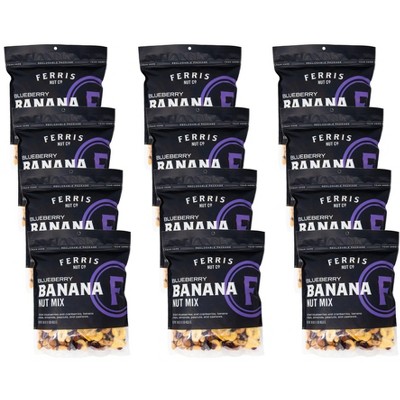 Ferris Coffee and Nut Co. Blueberry Banana Nut Mix - Case of 12/16 oz