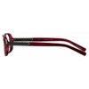 Jones New York J746 Designer Acetate Eye Glasses Frame in Pink Silver/Demo Lens 138mm Frame/54mm Lens Width - 2 of 2
