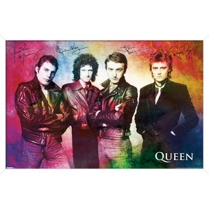 Trends International Queen - Watercolor Framed Wall Poster Prints - 1 of 4