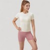 Anna-Kaci Women's Short Sleeve Performance Tee with Crew Neck and Slim Fit Stretch Fabric - 3 of 4