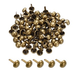 Unique Bargains Corrosion Resistance Light Weight Durable Arts and Crafts Brads 100 Pcs - 1 of 4