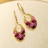 Ross-Simons 6.70 ct. t.w. Multi-Gemstone Drop Earrings in 18kt Gold Over Sterling - 3 of 4