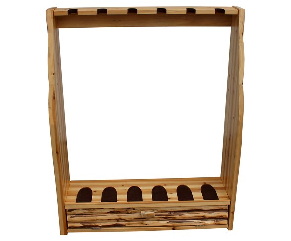Rush Creek 6 Gun Rack with Storage