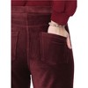 da-sh Women's Stretch Rib Knit Corduroy Jegging | Burgundy - 3 of 4