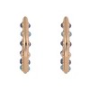 RACHEL Rachel Roy Gold Tone Square Post Hoop Earrings with Stone Inlay - 2 of 4