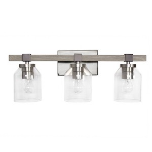 Barnlit Rustic Vanity Uplight Downlight Wall Mounted Fixture Gray - Lalia Home - 1 of 4