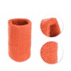 Unique Bargains Wrist Sweat bands Wristbands for Sport Wrist Wraps Absorbing Cotton Terry Cloth 3.15"x3.94" 1 Pair - 3 of 4