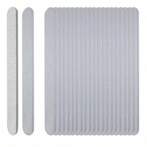 Zebra Foam Board, 120/240 Grit, Double - Sided Nail File, 7x 0.75, 50 - Count,For use on and acrylic nails Multicolor Standard - 1 of 4