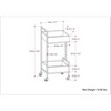 VYNXARIA 16" Bar Cart - Natural - 3 of 4