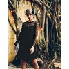 Allegra K Women's Heart Mesh Sheer Long Sleeve Gothic Cocktail Skater Party Dress - 2 of 4