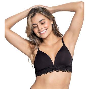Leonisa Laced Balconette Push-up Bra With Wide Underbust Band