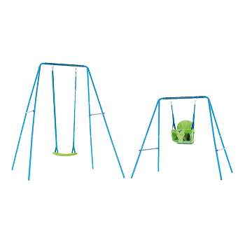 TP Toys 2 in 1 Metal Small to Tall Swing Set