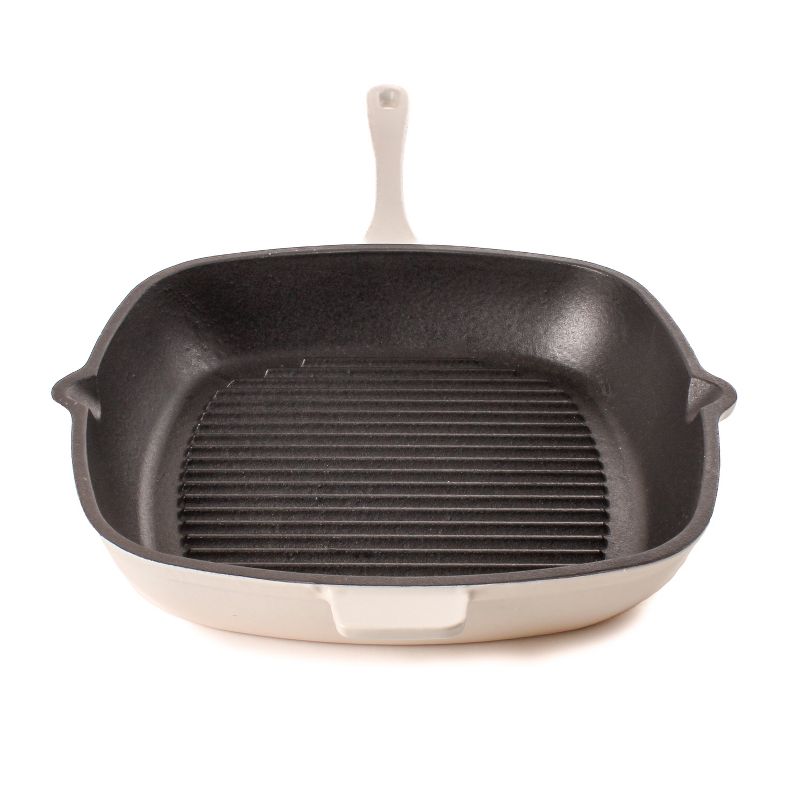 BergHOFF Neo 2Pc Cast Iron Set: 11" Grill Pan & with Slotted Steak Press, 2 of 9