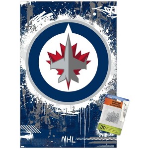 Trends International NHL Winnipeg Jets - Maximalist Logo 23 Unframed Wall Poster Prints - 1 of 4