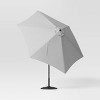 9' Round Outdoor Patio Market Umbrella with Black Pole - Threshold™ - 3 of 4