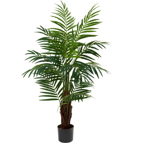 Nearly Natural 4-ft Areca Palm Tree - image 1 of 3