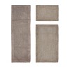 Edge Bath Rug 100% Premium Cotton Ultra-Soft Water Absorbent Tufted Solid Reversible 3 Piece Bathroom Rug Set for Machine Washable Bathmat - 2 of 4