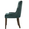 Lyngins Set of 2 Luxury Tufted Dining Chair with Nailhead Trim & Compact Legs, Velvet Upholstered Kitchen Chair, Side Chair for Dining Room - 4 of 4