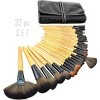 Sculptor 32 Piece High Quality Wooden Makeup Brush Set - 2 of 3