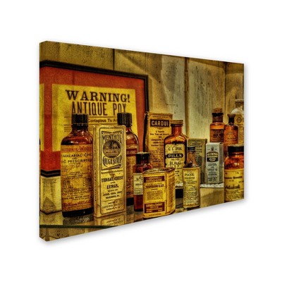 Trademark Fine Art -Lois Bryan 'Vintage Medicines' Canvas Art