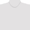 Black Bow Jewelry 0.85mm Sterling Silver Diamond Cut Round Snake Chain Necklace - 2 of 4