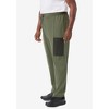 KingSize Men's Big & Tall Performance Grid Cargo Pant - 4 of 4