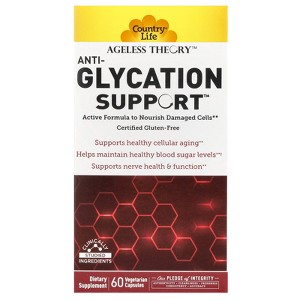 Country Life Ageless Theory, Anti-Glycation Support, 60 Vegetarian Capsules - 1 of 3