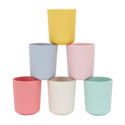 TXV Mart | Disposable or Reusable Natural Bamboo Wood Drinking Cup 12 oz |  Wooden Tea Cup Coffee Mug Wine Mug, 4 Pack