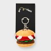 Girls' Burger Bag Charm - art class™: Food Pattern Keychain, Hamburger Design, Lobster Claw Clasp, Ages 3+ - 2 of 2