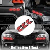 Unique Bargains Universal for Car 3D Reflective Stickers Safety Warning Sign 6 Pcs - 2 of 4