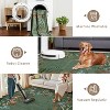 coucheta Multi-size Washable Floral Large Area Rugs for Living Room, Oriental Vintage Non-Slip Ultra Soft Foldable Floor Carpet, for Bedroom, Dining - 4 of 4