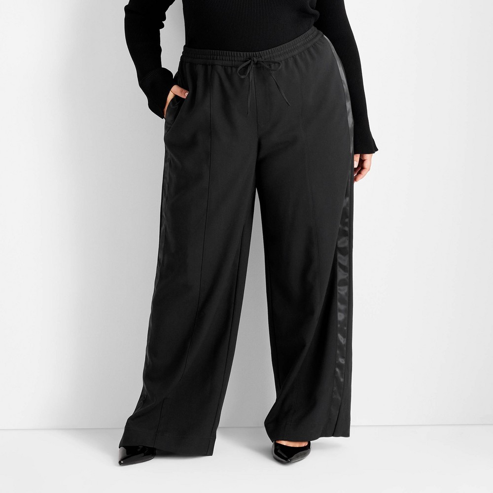 Womens Mid-Rise Track Pants