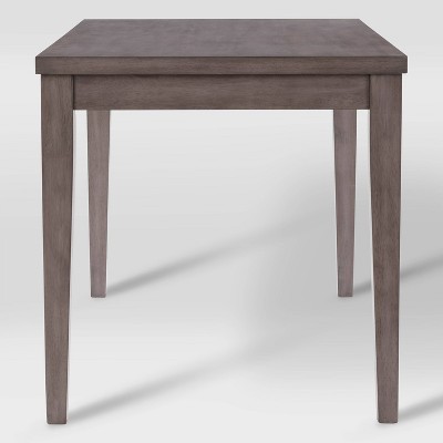 Contemporary Washed Gray Wood Counter Height Dining Table