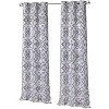 Kate Aurora Living 2 Pack Reversible Geometric Room Darkening Grommet Curtains - 38 in. W x 84 in. L, Lavender/Purple - 4 of 4