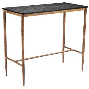 Zuo Nida Bar Table Black & Bronze - 1 of 4