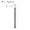 Unique Bargains High Speed Steel Straight Flute Metric Taper Plug Thread Milling Taps - 2 of 4