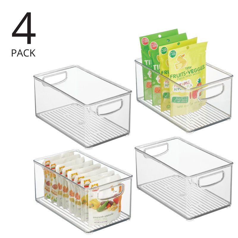 mDesign Plastic Nursery Storage Container Bin with Handles, 2 of 9