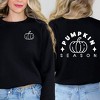 Simply Sage Market Women's Graphic Sweatshirt Pumpkin Season Pumpkin Front And Back - 2 of 4