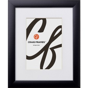Contemporary Gallery Black Picture Frame, Matted - 1 of 3