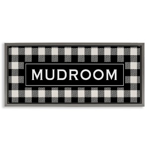 Stupell Industries Mudroom Classic New England Plaid, 25" x 11" - 1 of 4