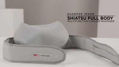 Sharper Image® Shiatsu Full Body Multifunction Cordless Massager for Neck  and Back, Relaxation and Calming Sensation 