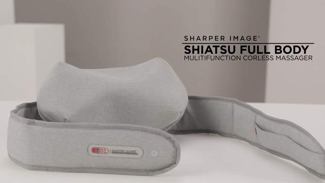 Sharper Image Multi-Function Full Body Cordless Massager, 2 of 13, play video