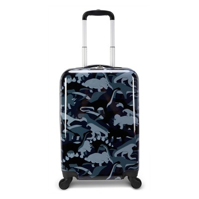 Kids Luggage for Boys, Dinosaur Unicorn Suitcase Rolling with