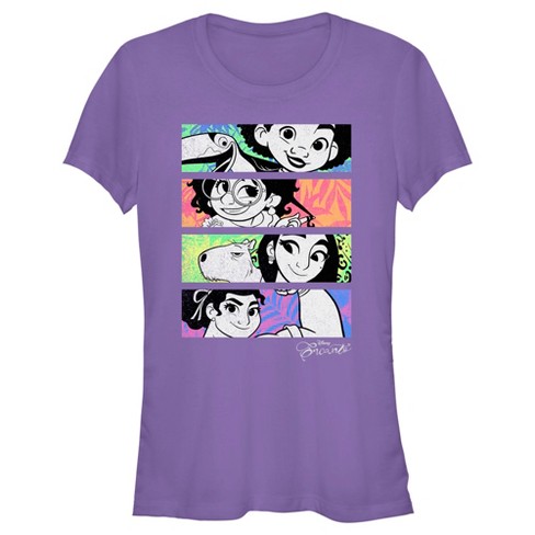 Junior's Encanto Family Box Up T-shirt - Purple - 2x Large : Target