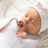 La’dore Organic Baby Swaddle, Burp Cloth & Hospital Hat Set – Soft Muslin Wrap and Newborn Hat – Breathable, Gentle Cotton Baby Essentials - 3 of 4