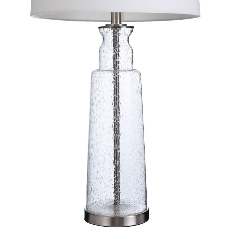 Clear Seeded with Brass Steel Table Lamp - StyleCraft, 4 of 8