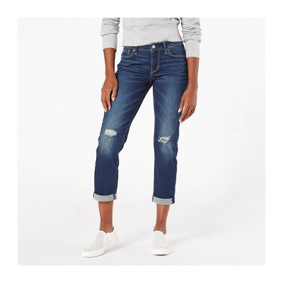 denizen low rise boyfriend jeans